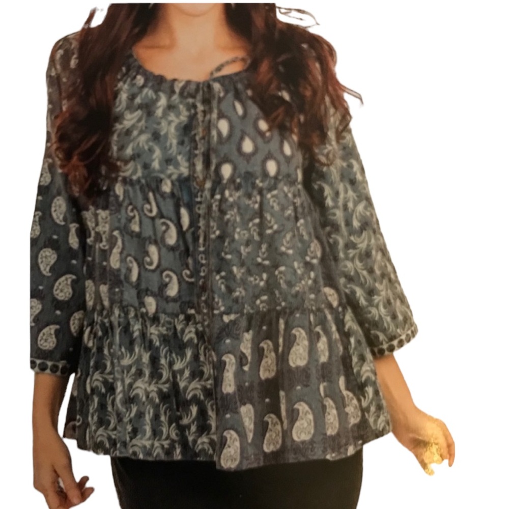 NWT.  Sacred Threads Blouse.   218387.   CL/GY01